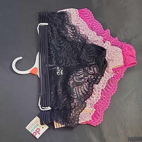 BNW FRENCH AFFAIR BOYLEG THREE PACK LACE CUTOUT EMBROIDERY PANTIE SETS - Picture 7 of 16